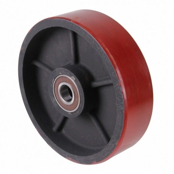 Ρόδα παλετοφόρου PU 160mm (χωρίς ρουλεμάν)
