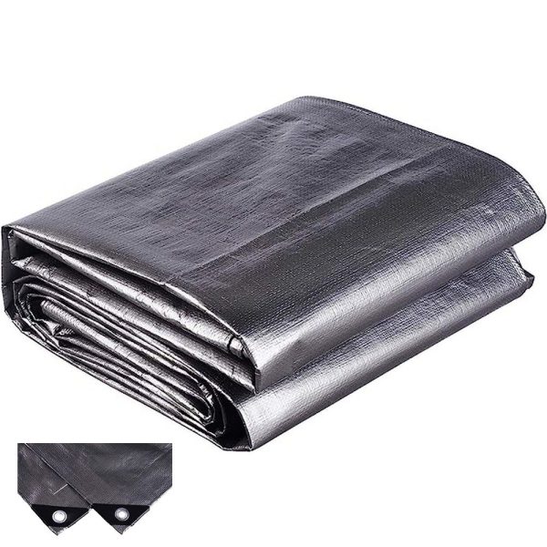 Μουσαμάς ασημί 200gr 3X4m CRESMAN