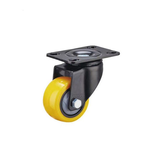 Ροδάκι κίτρινο PU 40mm φρένο CHAMSONG