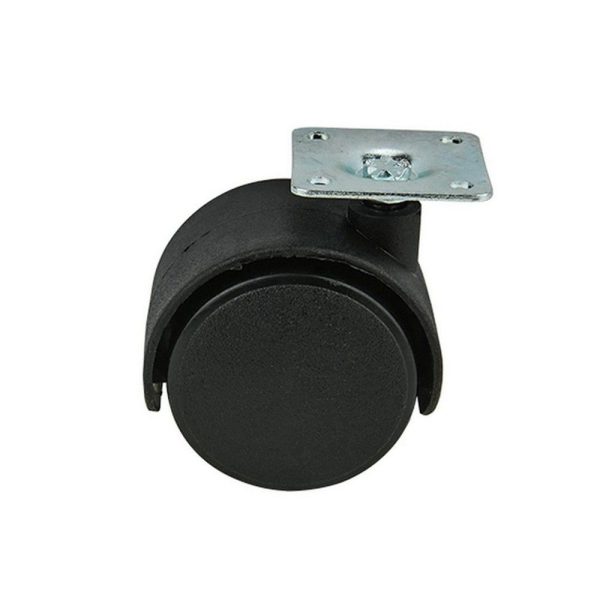 Ροδάκι επίπλων διπλό 40mm φρένο με πλάκα