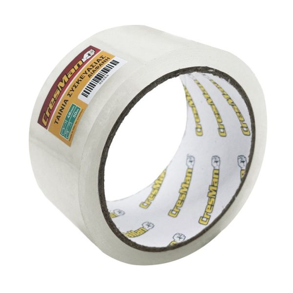 Ταινία κολλητική Cresman διαφανής θορυβώδης 48mm 50m 45mic