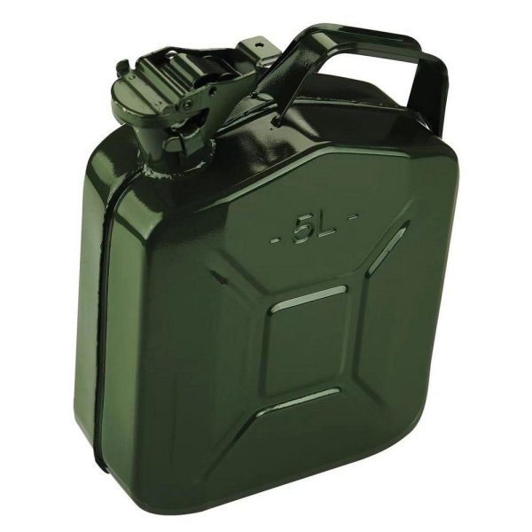 Δοχείο καυσίμων CRESMAN μεταλλικό 5L 0.6mm 1.24kg 24*11.5*31cm