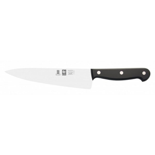 Μαχαίρι ICEL 271.8610.18 
18cm σεφ βακελίτη μαύρη λαβή blister