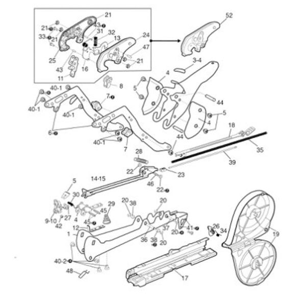 Ανταλλακτικό δετικού φυτών JV99-41 wood screw