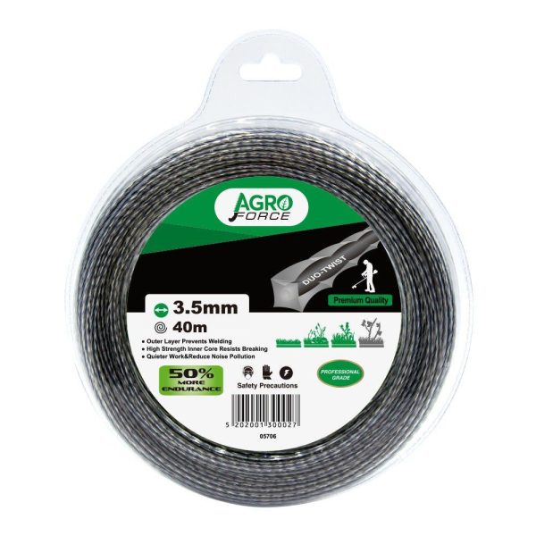 Μεσινέζα AGROFORCE τετράγωνη στριφτή διπλή 3.0mm x 50m