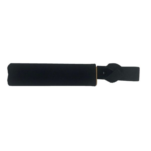 Θήκη μαχαιριού ξύλινη με μαύρη επένδυση 17cm